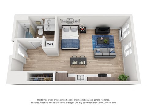 North Hollow Apartments A2.2 Floor Plan